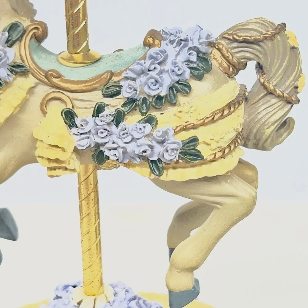 Heritage House County Fair Collection Carousel Horse -Left My Heart In San Fran